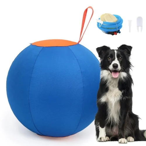 Interactive Herding Inflatable Toy for Durably Physical Activity, Training, Self Play