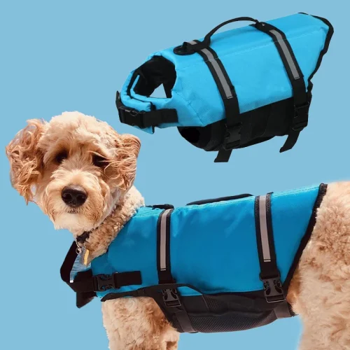 Ripstop Reflective & Adjustable Life Jacket for Dog