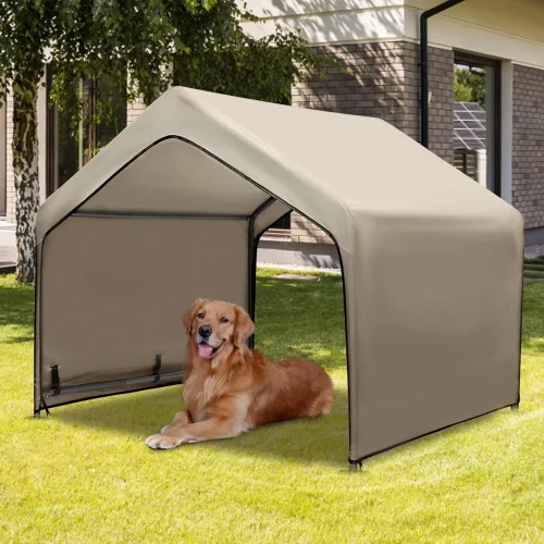 Summertrail Extra Large Dog House Outside, Dog Tent Outdoor, Big Dog Shade Shelter Doghouse Canopy, Water Resistant Dog shelter